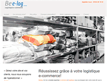 Tablet Screenshot of beelog-solutions.com